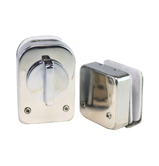 Cerradura embutir broche vidrio vidrio