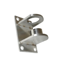 [C633_381] Base poste lateral rectangular