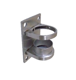 [C633_508] Base poste lateral rectangular