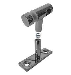 [C6126_16_ROT] Base Rectangular con Cilindro de Rotación 25*10*50, 25*80*5mm