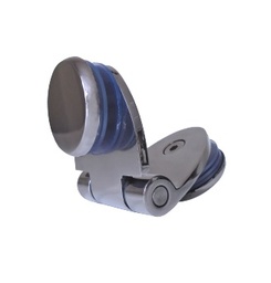 [B371] Bisagra circular vidrio a vidrio 180 ° 50mm