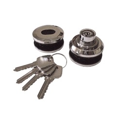 [A950] Cerrad.  puerta corrediza vidrio a vidrio