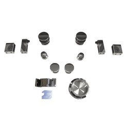 [A606S-1] Kit corredizo de baño rectan. Base doble