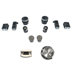 [A606S-B] Kit corredizo  tubo rectangular economico