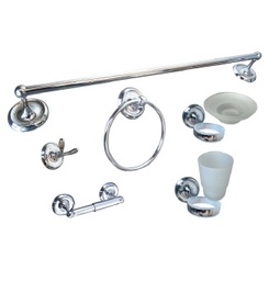 [4300] Kit de baño PIVOT TIPO GOTA Cromado