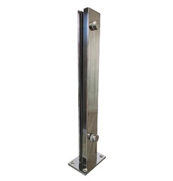 [C492_1_500] Poste Rectan.  60*20*500mm 360(C-C)