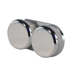 [B282] Soporte recto vidrio-vidrio a 180º