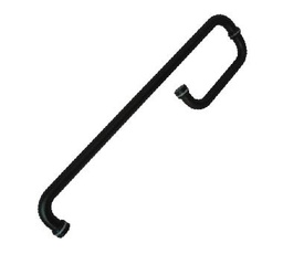 [A890_NEG] Tiradera redonda de baño 19*170 *470mm (negra)