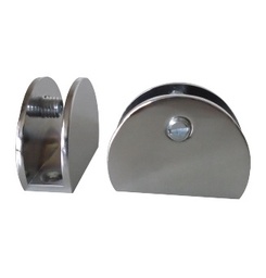 [D386] Soporte media luna vidrio de 12mm